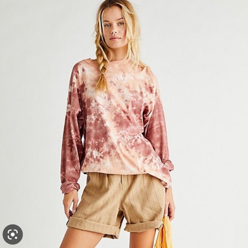 Free People We The Free Tie Dye Long Sleeve